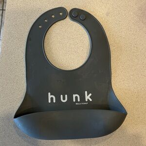 Bella Tunno Black Silicone Bib